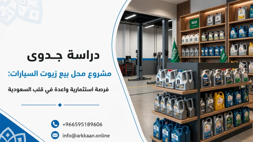 دراسة جدوى مشروع محل بيع زيوت السيارات